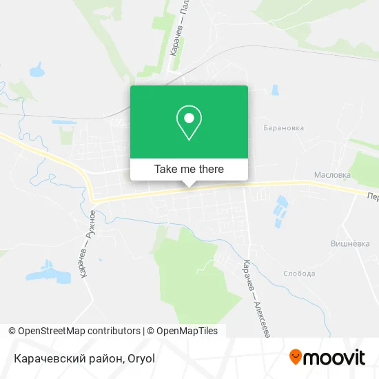 Карачевский район map