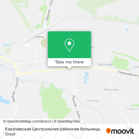 Карачевская Центральная районная больница map