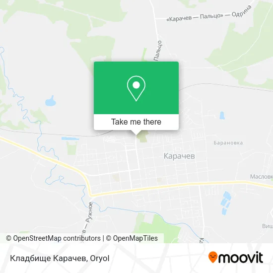 Кладбище Карачев map
