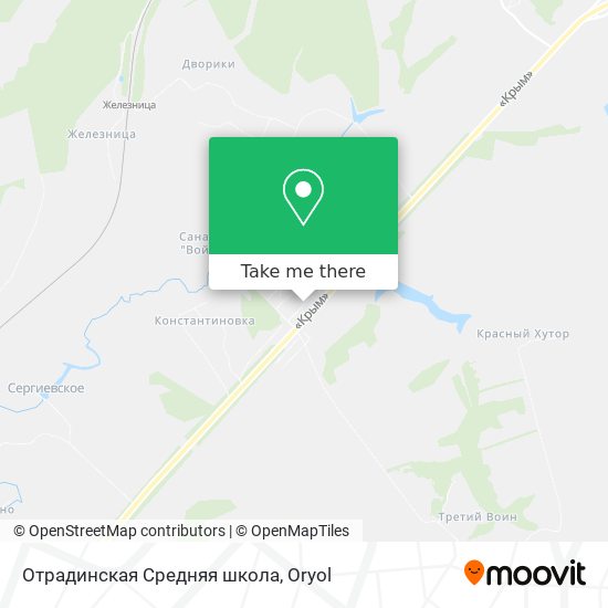 Отрадинская Средняя школа map