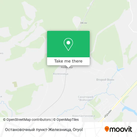 Остановочный пункт-Железница map