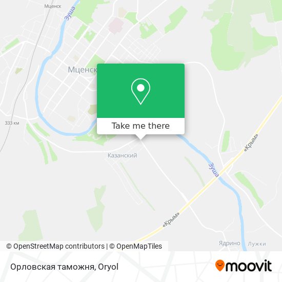 Орловская таможня map