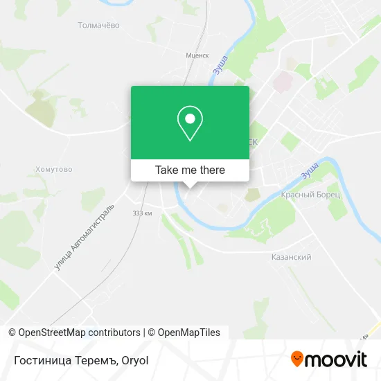Гостиница Теремъ map