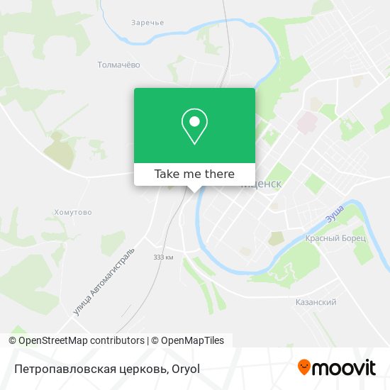 Петропавловская церковь map