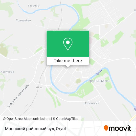 Мценский районный суд map