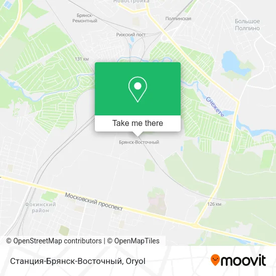 Станция-Брянск-Восточный map