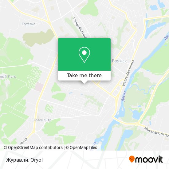 Журавли map
