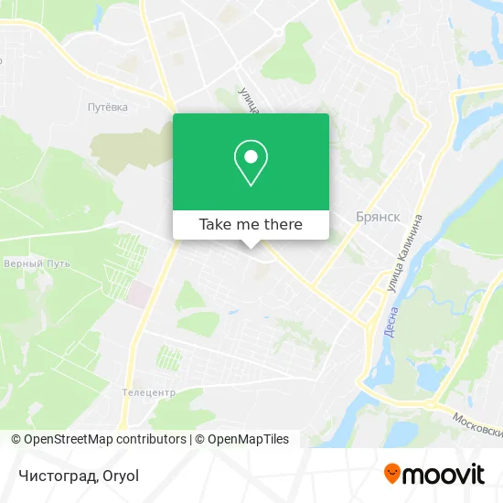 Чистоград map