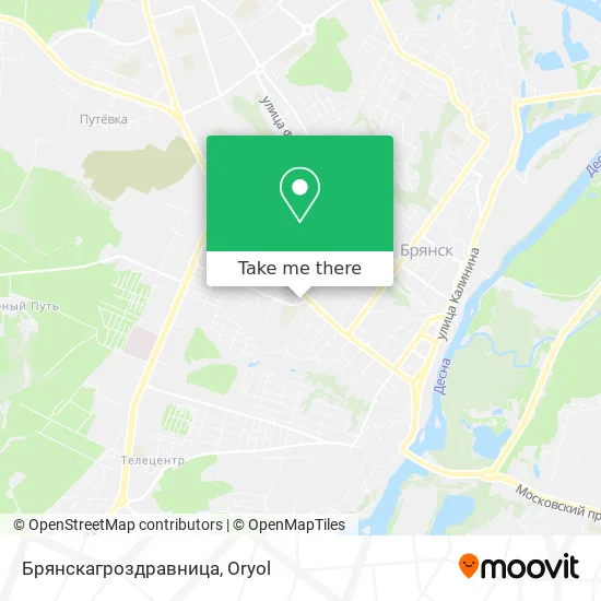 Брянскагроздравница map