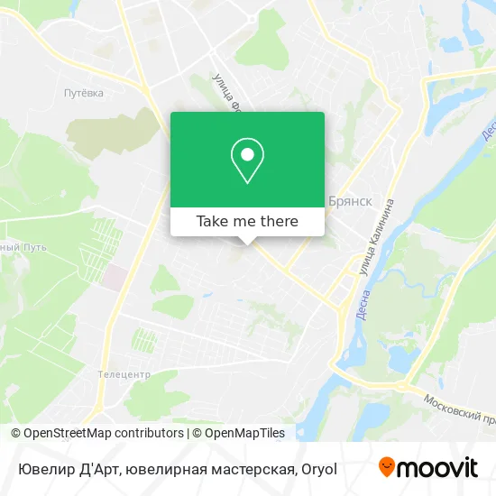 Ювелир Д'Арт, ювелирная мастерская map