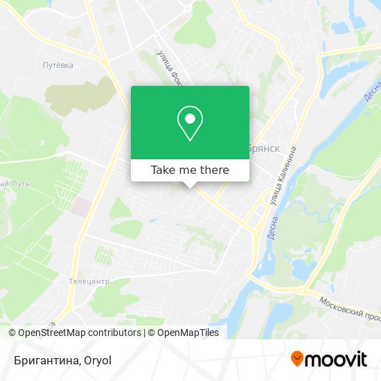 Бригантина map