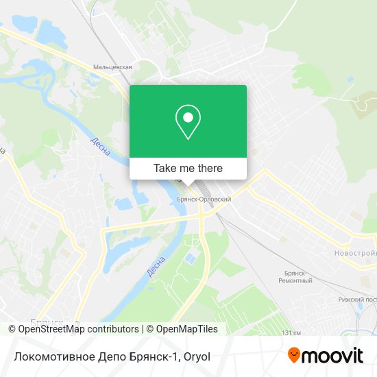 Локомотивное Депо Брянск-1 map