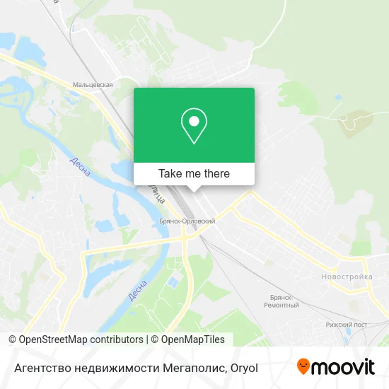 Агентство недвижимости Мегаполис map
