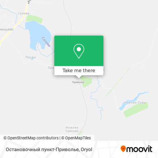 Остановочный пункт-Приволье map