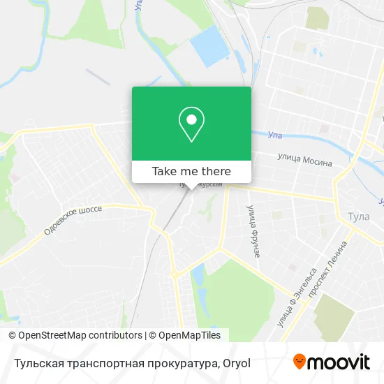 Тульская транспортная прокуратура map