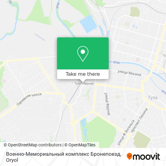 Военно-Мемориальный комплекс Бронепоезд map