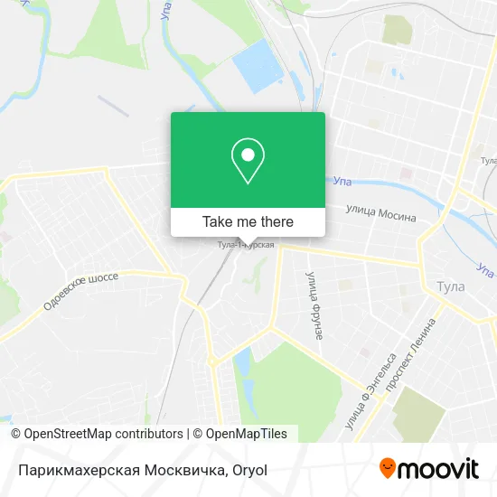 Парикмахерская Москвичка map