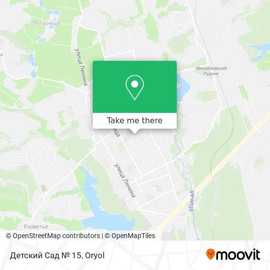 Детский Сад № 15 map