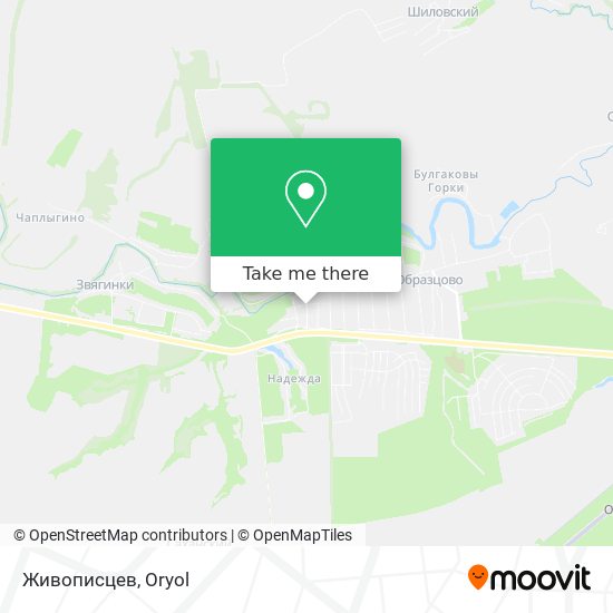 Живописцев map