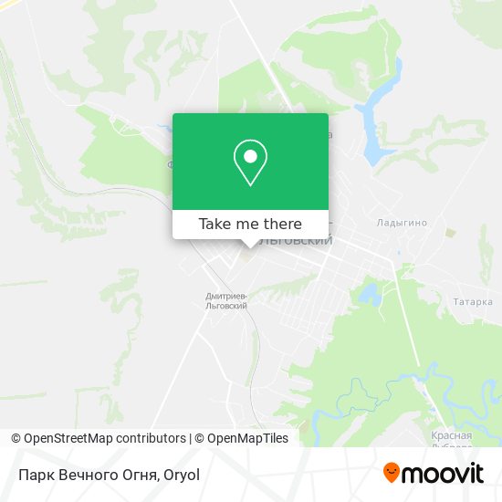 Парк Вечного Огня map