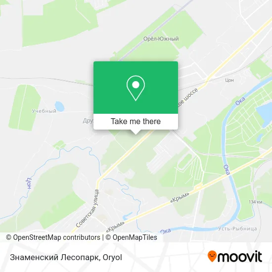 Знаменский Лесопарк map