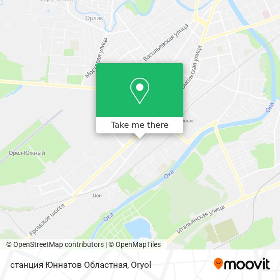 станция Юннатов Областная map