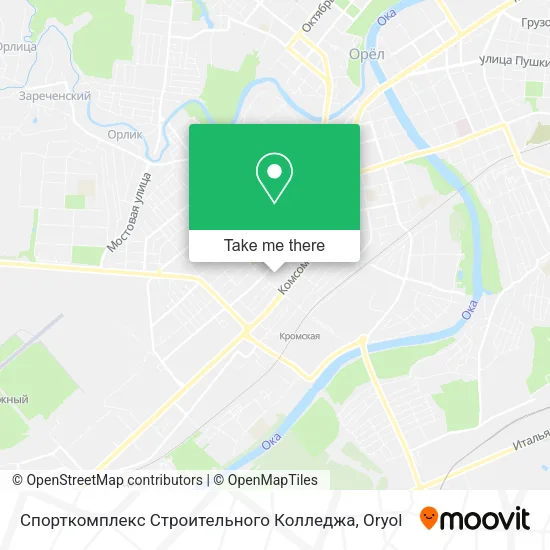 Спорткомплекс Строительного Колледжа map