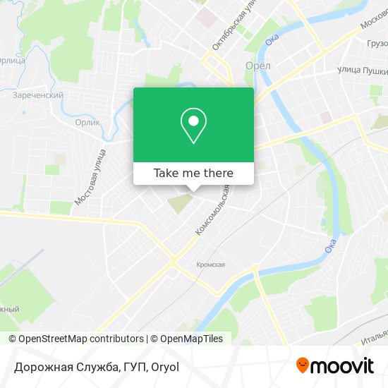Дорожная Служба, ГУП map