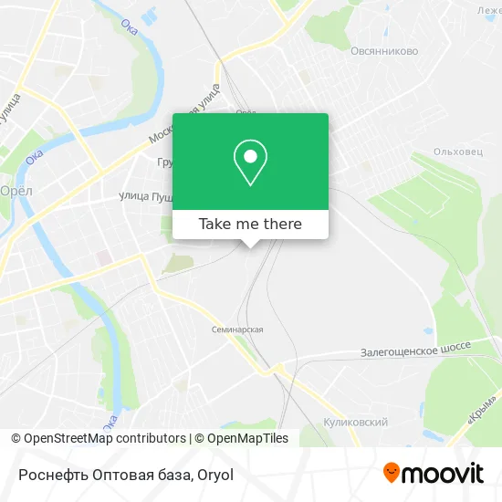 Роснефть Оптовая база map