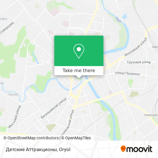 Детские Аттракционы map