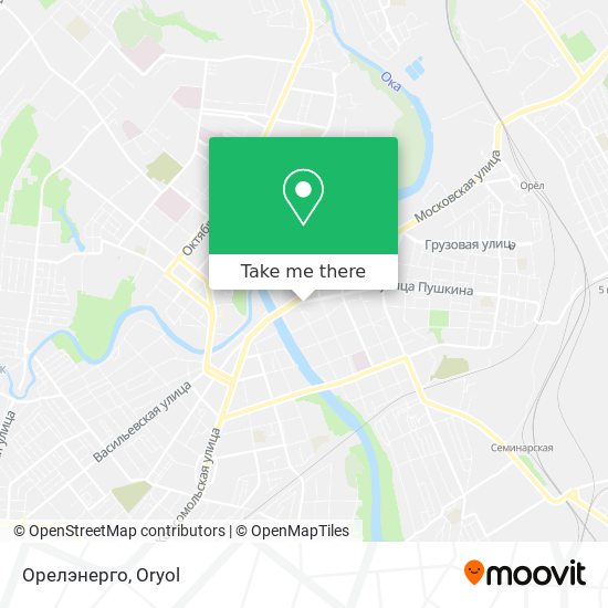 Орелэнерго map