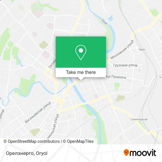 Орелэнерго map