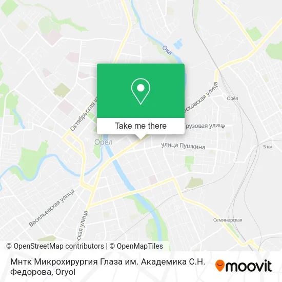 Мнтк Микрохирургия Глаза им. Академика С.Н. Федорова map