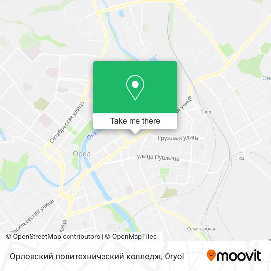 Орловский политехнический колледж map