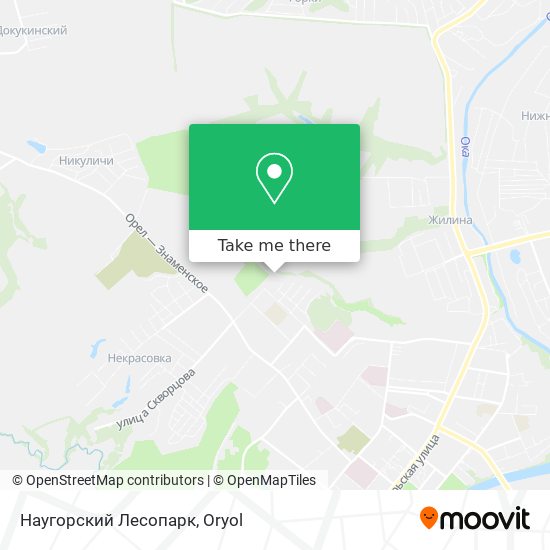 Наугорский Лесопарк map