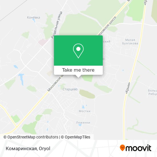 Комаринская map