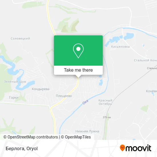 Берлога map