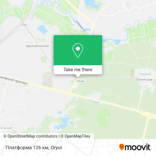 Платформа 126 км map