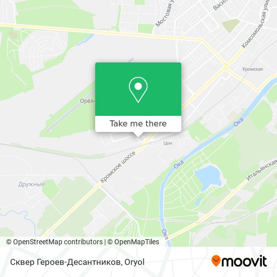 Сквер Героев-Десантников map