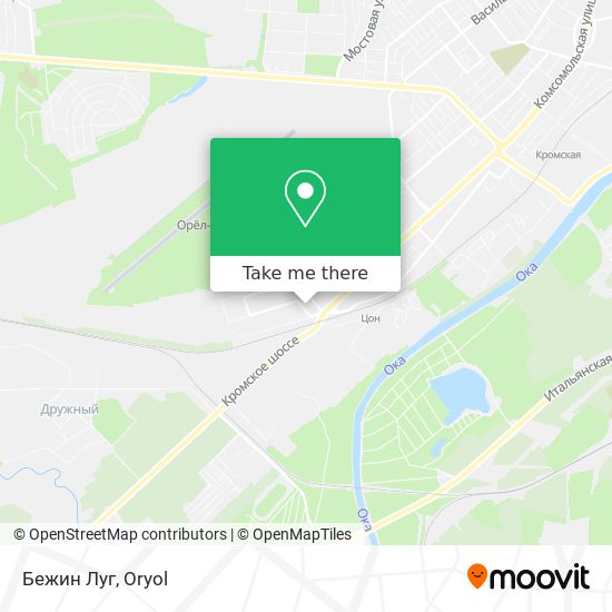 Бежин Луг map