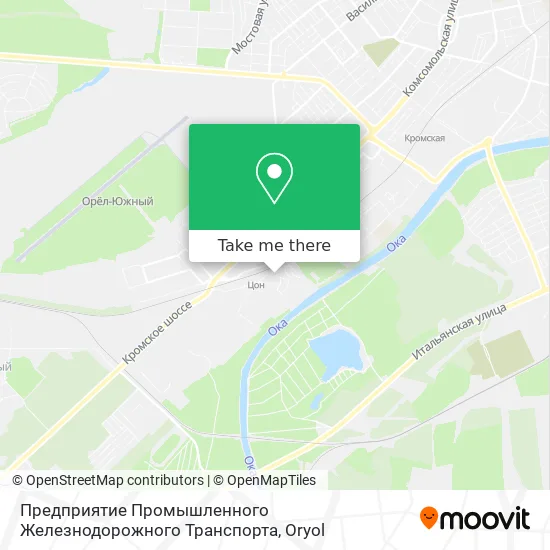 Предприятие Промышленного Железнодорожного Транспорта map