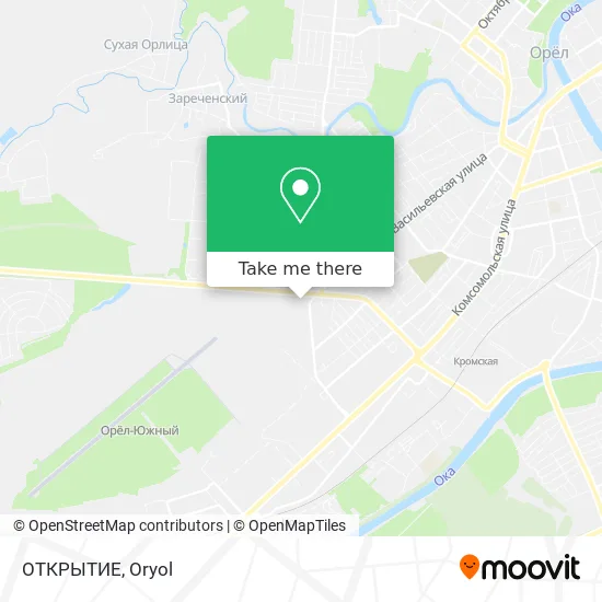 ОТКРЫТИЕ map