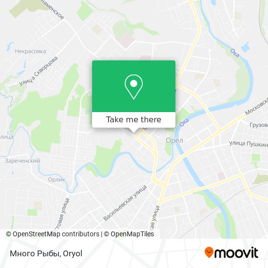 Много Рыбы map