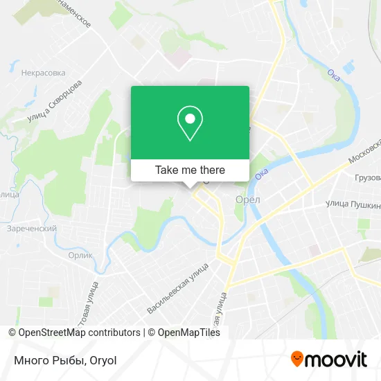 Много Рыбы map