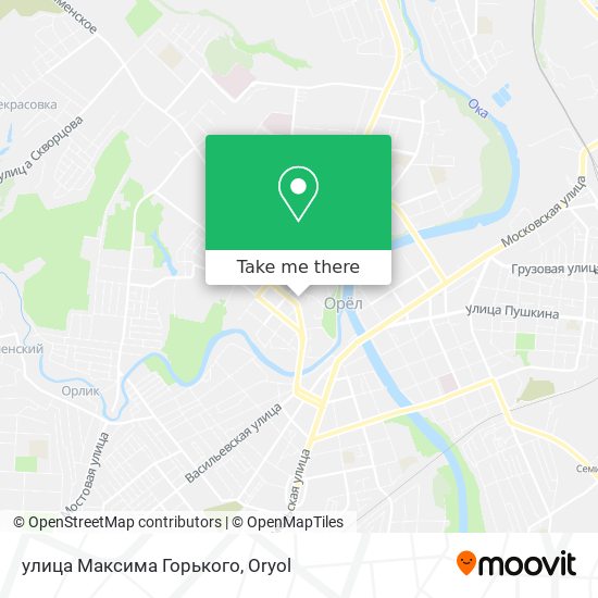 улица Максима Горького map