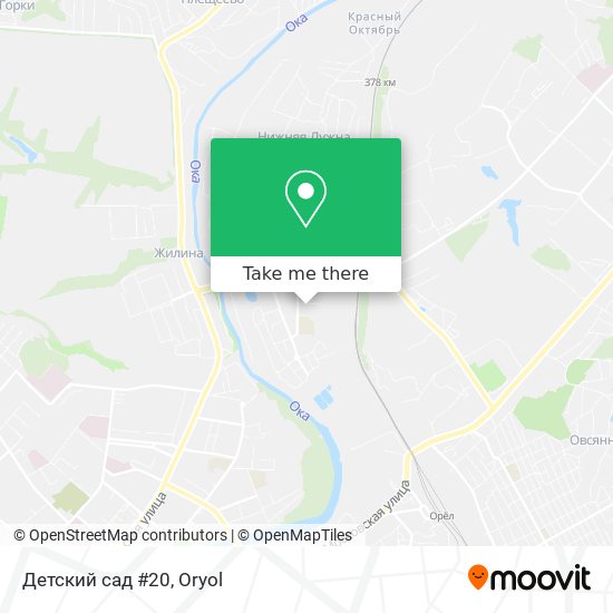 Детский сад #20 map