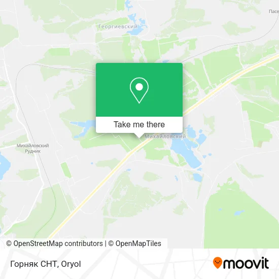 Горняк СНТ map