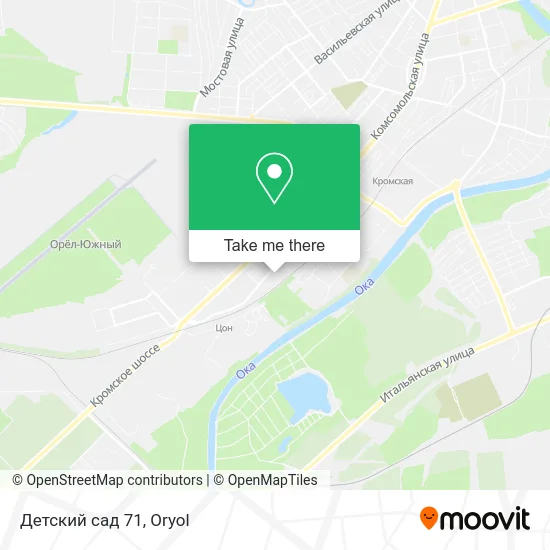 Детский сад 71 map