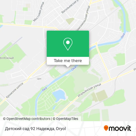 Детский сад 92 Надежда map