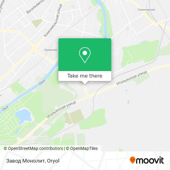 Завод Монолит map